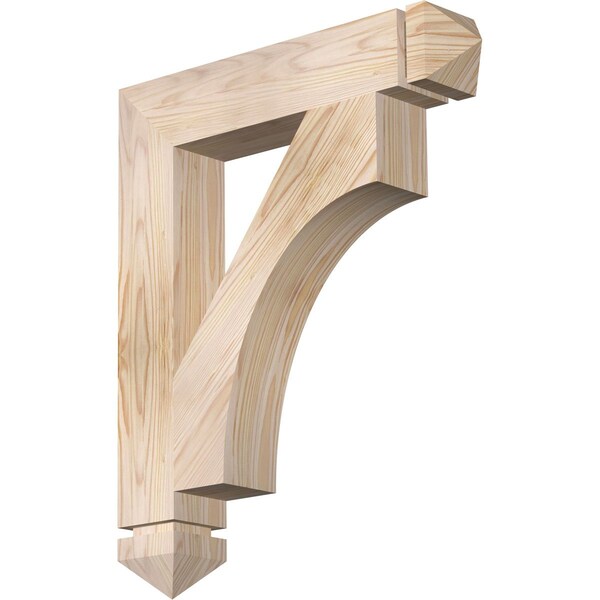 Ekena Millwork Westlake Arts & Crafts Smooth Bracket, Douglas Fir, 3 1/2"W x 20"D x 24"H BKT04X20X24WTL03SDF - main